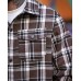 Чоловіча сорочка Aggression Mike: Фланелева в клітинку, вільний крій
