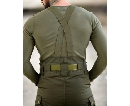 Зимовий тактичний костюм Northern Olive: ріп-стоп, omniheat, півкомбінезон