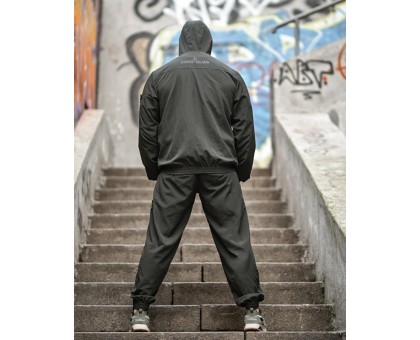 Спортивний чоловічий костюм SI Injastis Khaki матова плащівка жатка