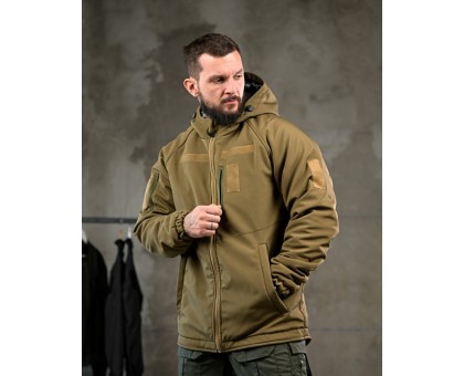 Зимова тактична куртка Patron Coyote: SoftShell, HoloFiber, Omni-Heat Зимова тактична куртка Patron Coyote: SoftShell, HoloFiber, Omni-Heat