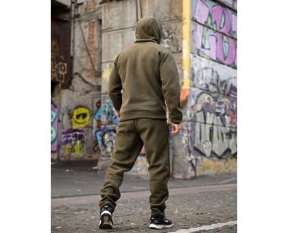 Теплий спортивний флісовий костюм NK Olive: для комфорту та стилю