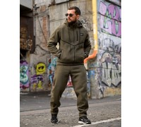 Теплий спортивний флісовий костюм NK Olive