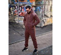 Флісовий спортивний костюм Statix Brown