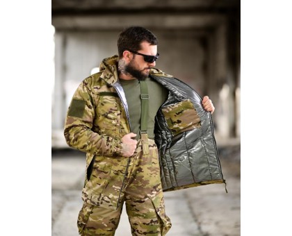Зимовий тактичний костюм Northern Light Multicam: Omniheat, ріп-стоп