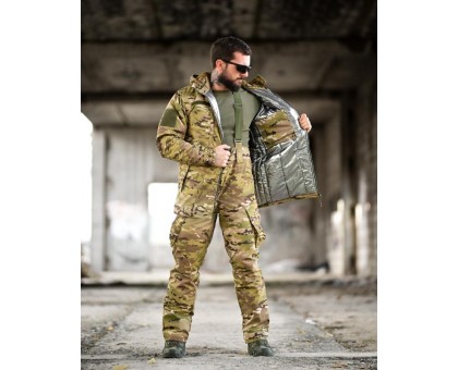 Зимовий тактичний костюм Northern Light Multicam: Omniheat, ріп-стоп
