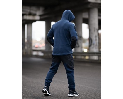 Tarantul Blue/Black: Яскравий флісовий костюм для тепла та стилю