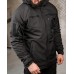 Зимова тактична куртка Patron Black SoftShell HoloFiber Omni-Heat