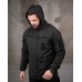 Зимова тактична куртка Patron Black SoftShell HoloFiber Omni-Heat