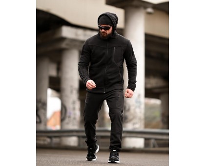Флісовий костюм Tarantul Black: Теплий, комфортний, стильний вибір.