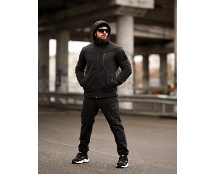 Флісовий костюм Tarantul Black: Теплий, комфортний, стильний вибір.