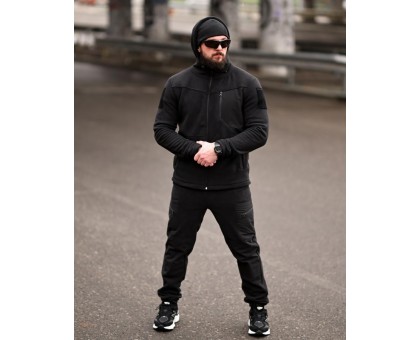 Флісовий костюм Tarantul Black: Теплий, комфортний, стильний вибір.