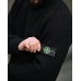 Stone Island Black: чоловічий в'язаний кардиган на блискавці