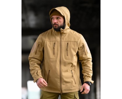 Демісезонна тактична куртка Eskalibur Coyote SoftShell: купити в Україні | Виробник