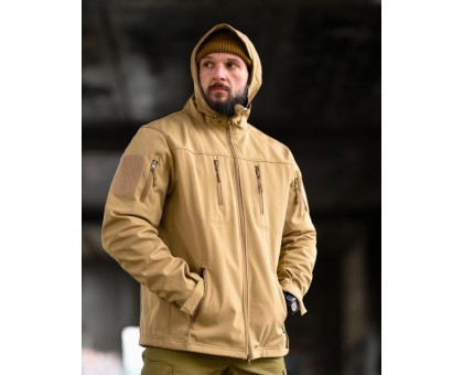 Демісезонна тактична куртка Eskalibur Coyote SoftShell: купити в Україні | Виробник