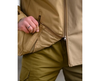 Демісезонна тактична куртка Eskalibur Coyote SoftShell: купити в Україні | Виробник