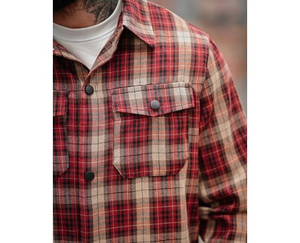 Сорочка Aggression Dilan: фланелева в клітку для комфортного стилю