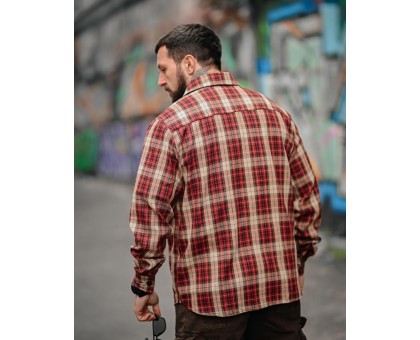 Сорочка Aggression Dilan: фланелева в клітку для комфортного стилю