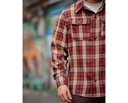 Сорочка Aggression Dilan: фланелева в клітку для комфортного стилю