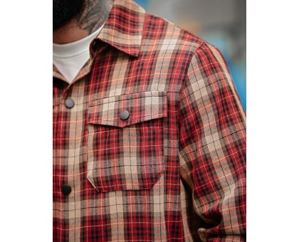 Сорочка Aggression Dilan: фланелева в клітку для комфортного стилю
