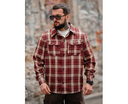 Сорочка Aggression Dilan: фланелева в клітку для комфортного стилю