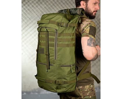 Тактичний рюкзак-баул X-Tactical 50L Olive: надійний та місткий Тактичний рюкзак-баул X-Tactical 50L Olive: надійний та місткий