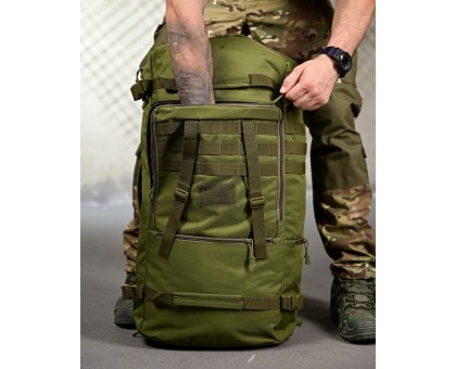 Тактичний рюкзак-баул X-Tactical 50L Olive: надійний та місткий Тактичний рюкзак-баул X-Tactical 50L Olive: надійний та місткий