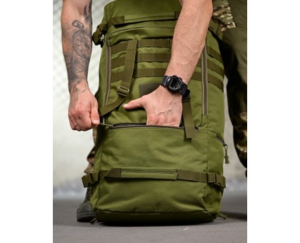 Тактичний рюкзак-баул X-Tactical 50L Olive: надійний та місткий Тактичний рюкзак-баул X-Tactical 50L Olive: надійний та місткий