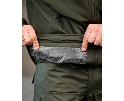 Зимова тактична куртка Patron Olive: SoftShell, HoloFiber, Omni-Heat Зимова тактична куртка Patron Olive: SoftShell, HoloFiber, Omni-Heat