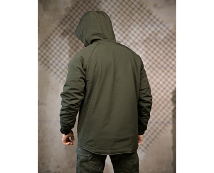 Зимова тактична куртка Patron Olive: SoftShell, HoloFiber, Omni-Heat Зимова тактична куртка Patron Olive: SoftShell, HoloFiber, Omni-Heat