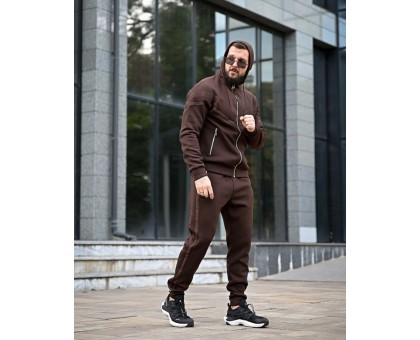 Теплий спортивний костюм Austria Line Brown – стиль та комфорт