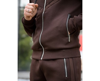 Теплий спортивний костюм Austria Line Brown – стиль та комфорт