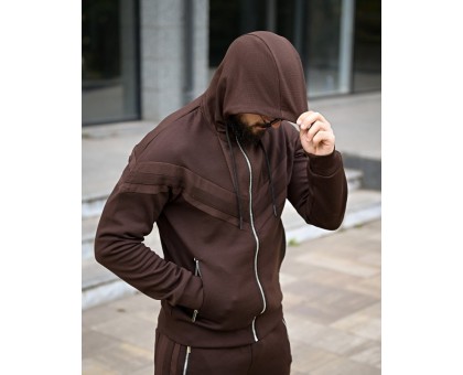 Теплий спортивний костюм Austria Line Brown – стиль та комфорт