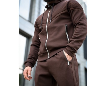 Теплий спортивний костюм Austria Line Brown – стиль та комфорт
