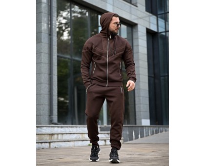 Теплий спортивний костюм Austria Line Brown – стиль та комфорт