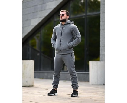 Флісовий спортивний костюм Statix Grey: Теплий комфорт та стиль Флісовий спортивний костюм Statix Grey: Теплий комфорт та стиль