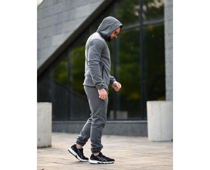 Флісовий спортивний костюм Statix Grey: Теплий комфорт та стиль Флісовий спортивний костюм Statix Grey: Теплий комфорт та стиль