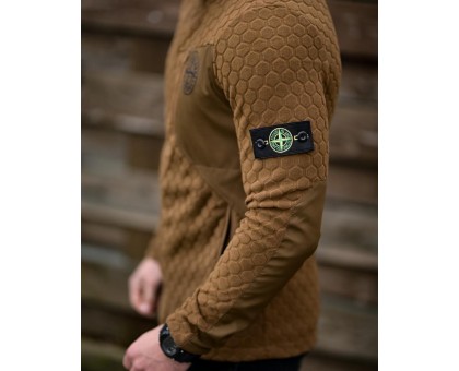 Флісова кофта Stone Island Honeycomb Coyote: Стиль, комфорт, якість