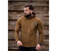 Флісова кофта Stone Island Honeycomb Coyote