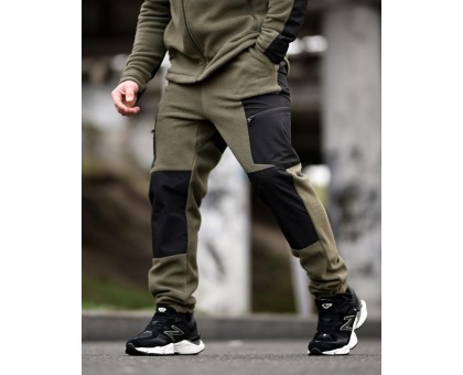 Флісовий костюм Tarantul Olive/Black – теплий чоловічий костюм для активного відпочинку