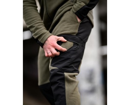 Флісовий костюм Tarantul Olive/Black – теплий чоловічий костюм для активного відпочинку