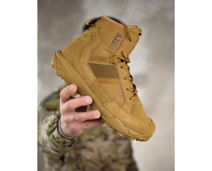 Тактичні черевики 5.11 Midle Tactical Boot Coyote. Водонепроникні, комфортні.