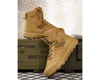 Тактичні черевики 5.11 Midle Tactical Boot Coyote. Водонепроникні, комфортні.