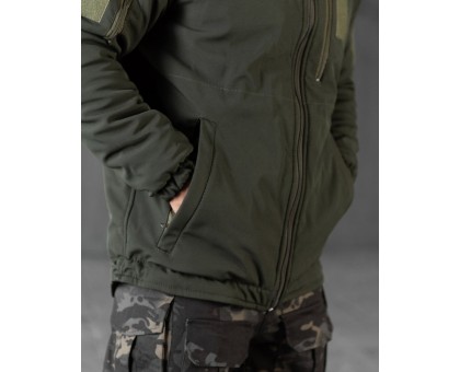 Зимова тактична куртка Patron Olive: SoftShell, HoloFiber, Omni-Heat Зимова тактична куртка Patron Olive: SoftShell, HoloFiber, Omni-Heat