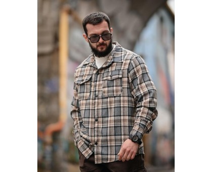 Сорочка Aggression Sem: Чоловіча фланелева в клітинку