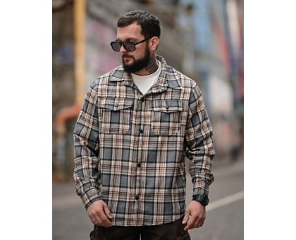 Сорочка Aggression Sem: Чоловіча фланелева в клітинку