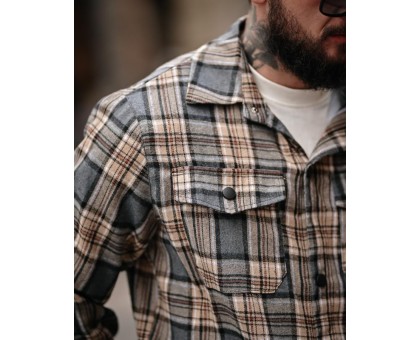 Сорочка Aggression Sem: Чоловіча фланелева в клітинку