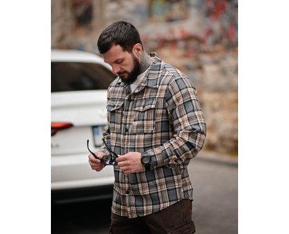 Сорочка Aggression Sem: Чоловіча фланелева в клітинку