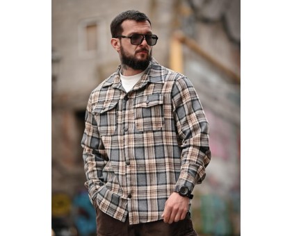 Сорочка Aggression Sem: Чоловіча фланелева в клітинку