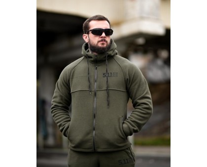 Теплий спортивний флісовий костюм 5.11 Tactical Olive – комфорт та захист