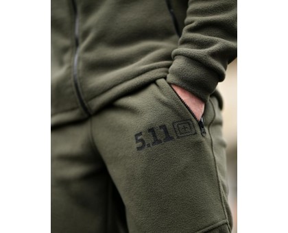 Теплий спортивний флісовий костюм 5.11 Tactical Olive – комфорт та захист